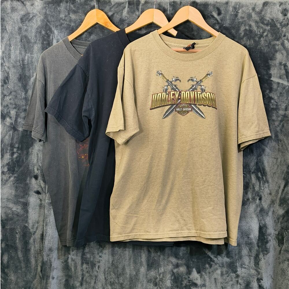 Harley-Davidson Short Sleeves Shirts Set of 3